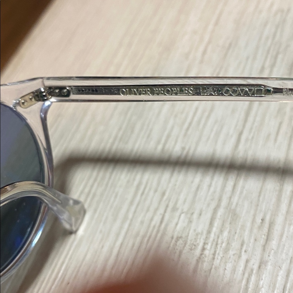 Oliver Peoples Clear Frame Sunglasses - Picture 2 of 2